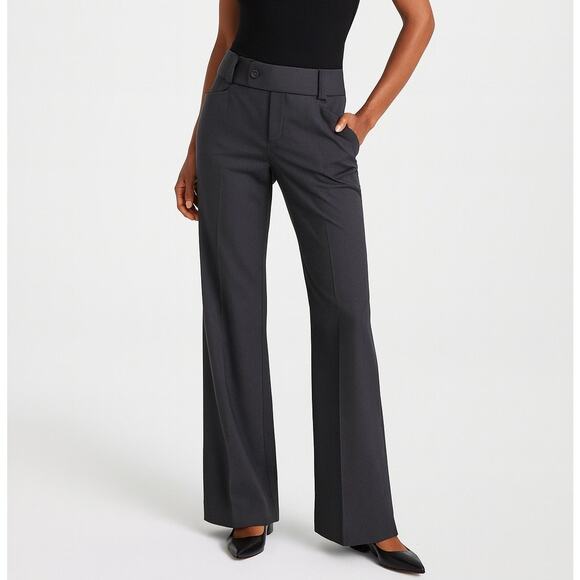 Banana Republic Trouser No 323 Martin Fit Flare Trousers Charcoal - Picture 1 of 9